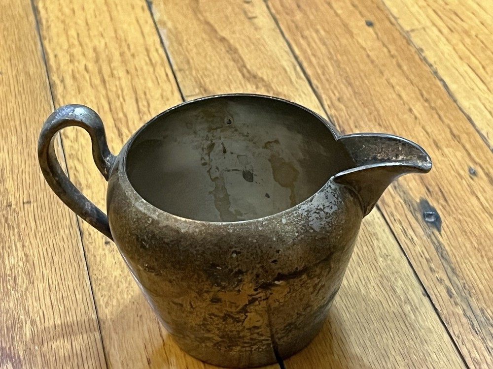 Gotham Silver on Copper Sugar (No Lid) & Creamer Set