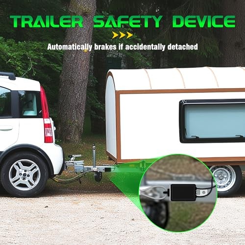 with Plug Holder, 4 Ft Trailer Brake Away Cable, Trailer Breakaway Switch