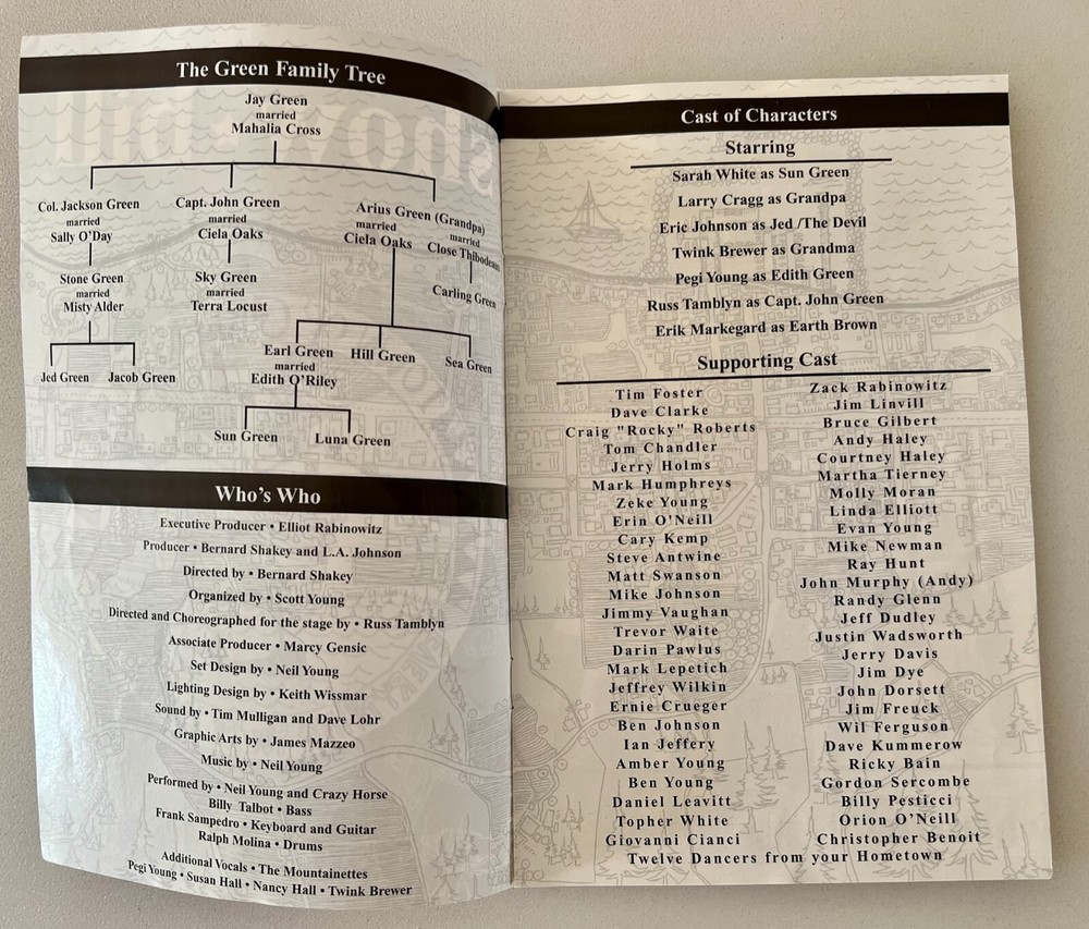 NEIL YOUNG 2003 GREENDALE TOUR CONCERT SHOW BILL NEAR MINT CONDITION