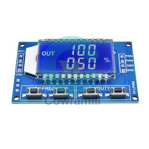 Signal Generator PWM Pulse Frequency Duty Cycle Adjustable Module LCD Display
