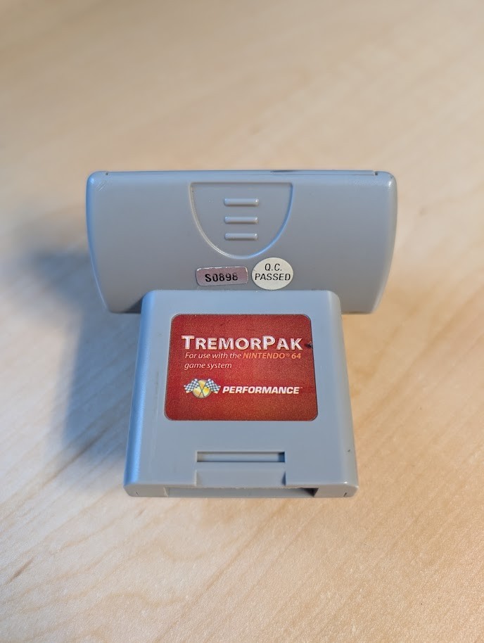 Tremor Pak Nintendo 64 N64 Controller Rumble Pak Pack Performance