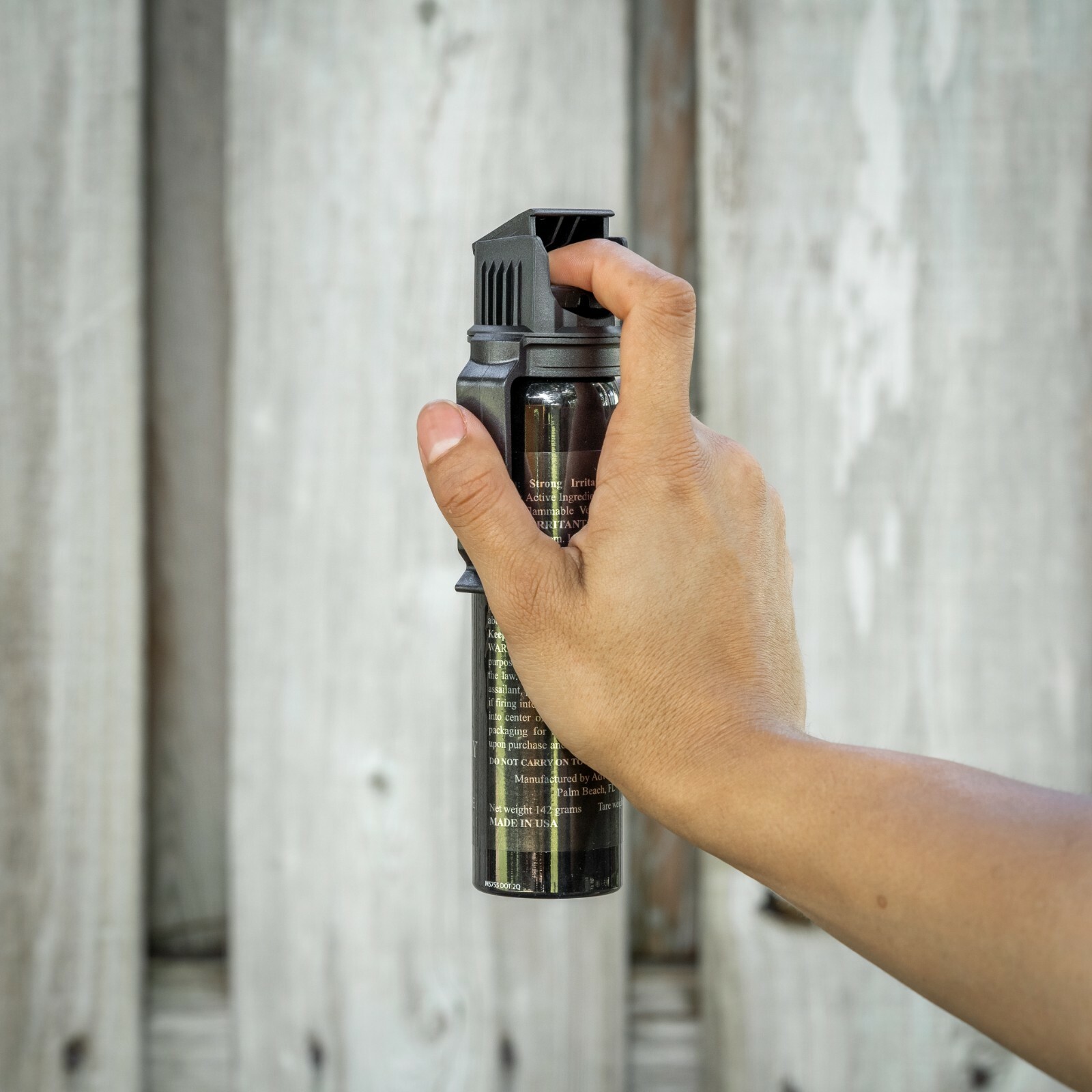 POLICE MAGNUM Pepper Spray Self Defense 5oz Flip Top Belt Clip Stream Security