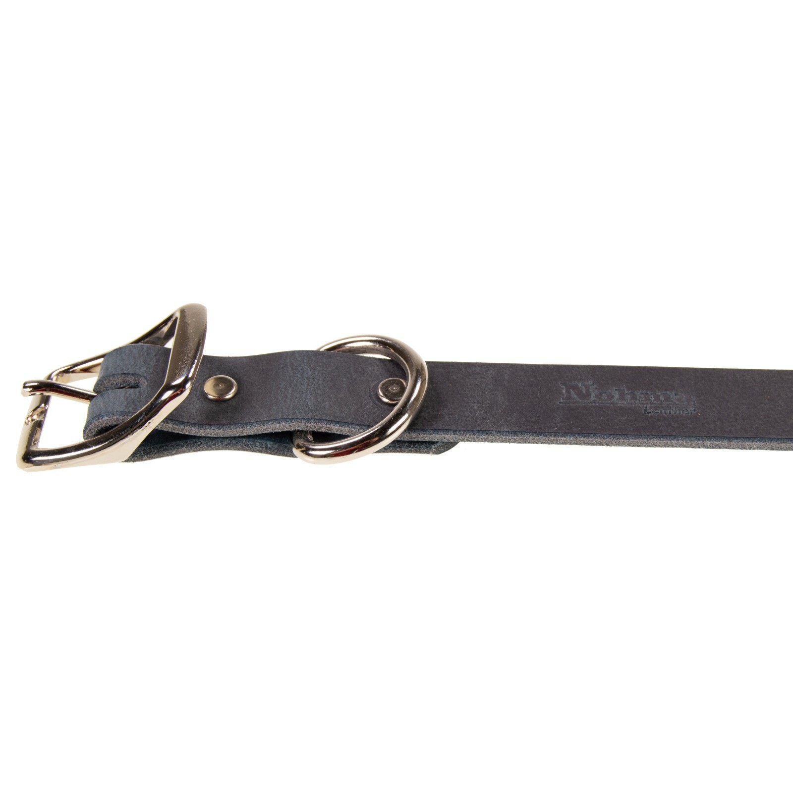 Heavy Duty Leather Dog Collar_Medium, Large, XL_1" Wide_Amish Handmade