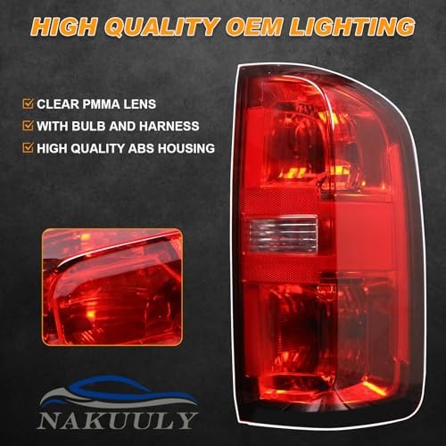 Tail Light Assembly Compatible With 2015-2022 Chevy Right Passsenger Side