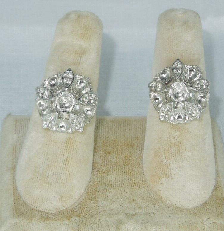 2 Ring Blanks Settings Cabochon Adjustable silver Plated Brass NEW 85V