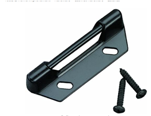 Wright Products Knob Latch Strike Black V777STBL