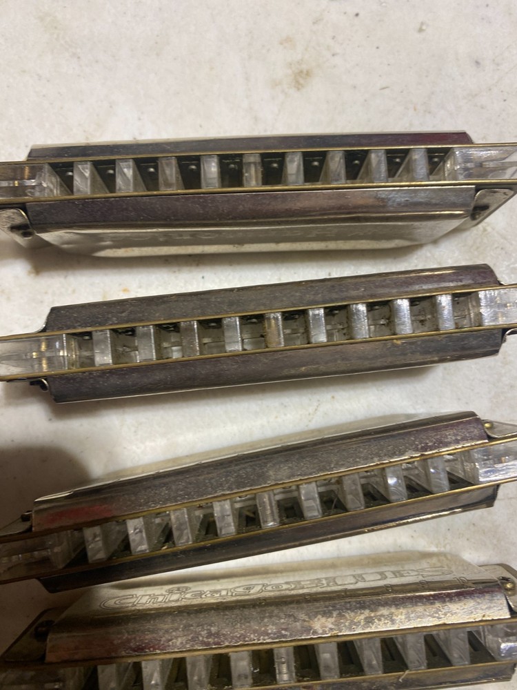 Kay Chicago Blues Harmonica 7 pc Set In Case