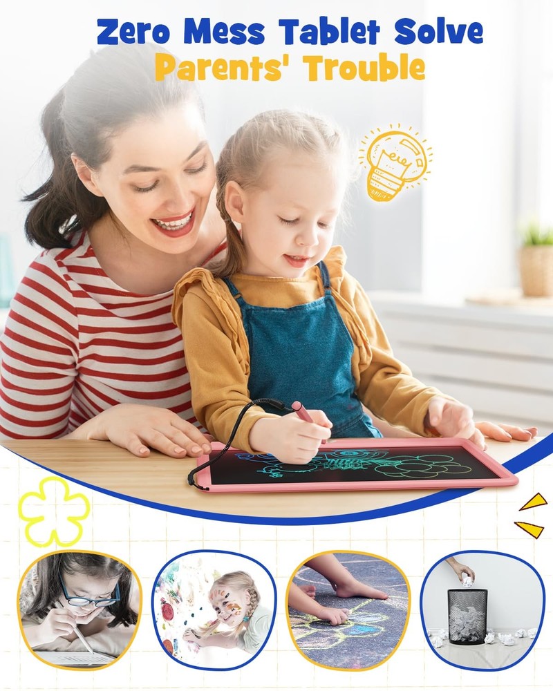 TEKFUN 16" LCD Writing Tablet Drawing Board - Easter Gift for Kids & Teens