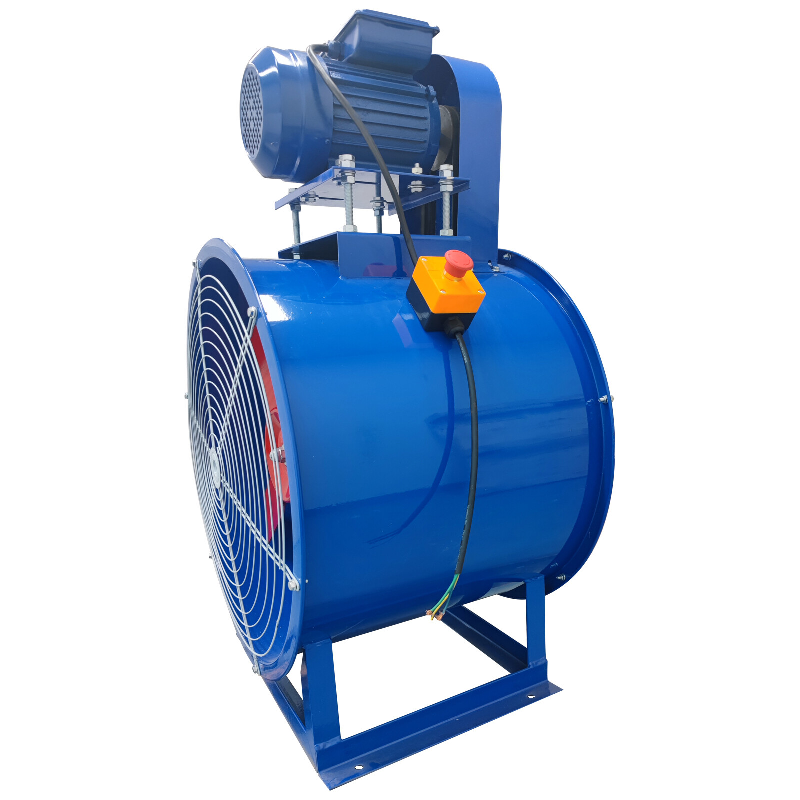 24'' Tube Axial Fan Pipe Spray Booth Paint Fumes Blower Exhaust Axial Fan 220V