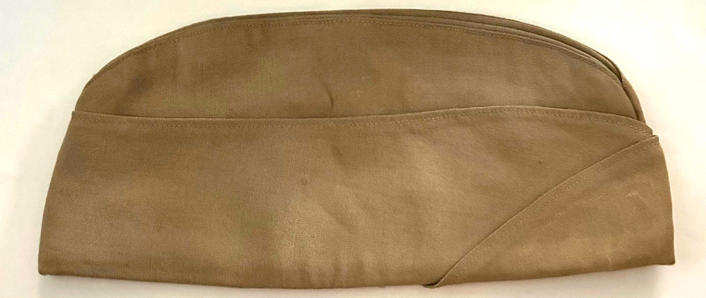 WWII USMC Khaki Garrison Cap