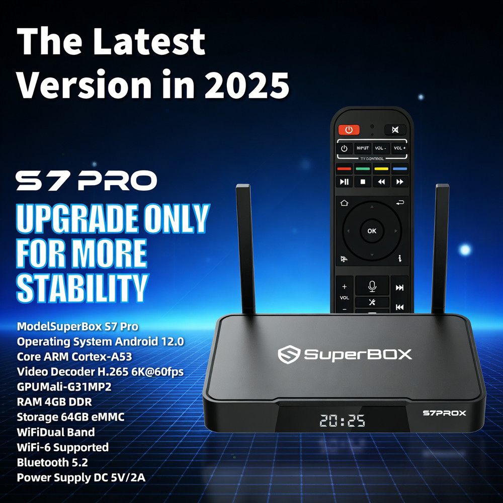 SuperBox S7 Pro | Official Store Authorized | 24/7 Immediate Support | Same Day