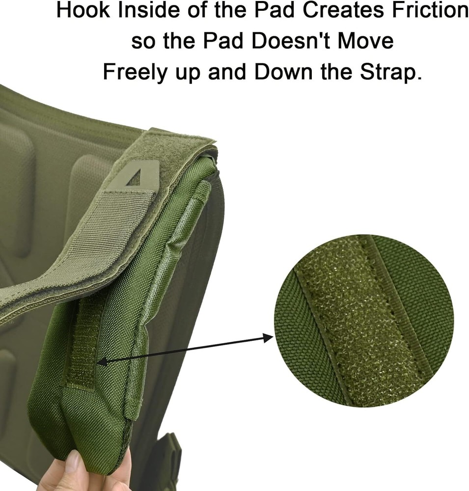 2PCS Shoulder Strap Pad Vest Shoulder Backpack Strap Pads Fit 2'' NEW