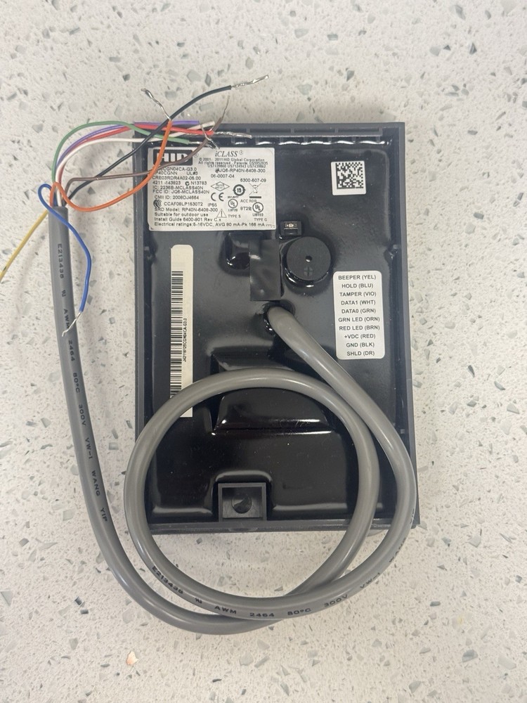 HID 6125CGN04CA-G3.0 MultiCLASS SE RP40 Wall Switch Reader