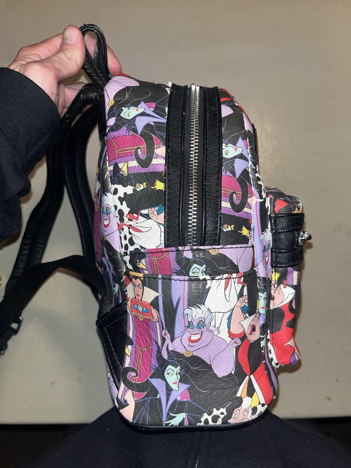 Used Loungefly Evil Queen Gift Cute Villains 2023 Mini Backpack Disney