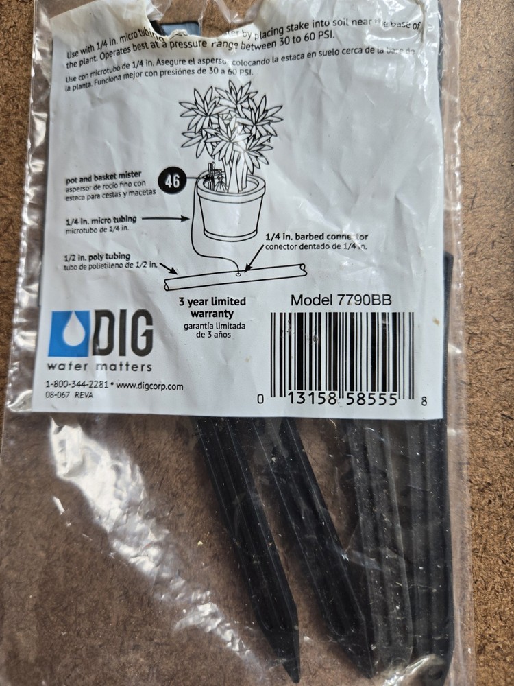 Dig Adjustable Vortex Sprayer Pack - Multiple Spikes - Ships Free