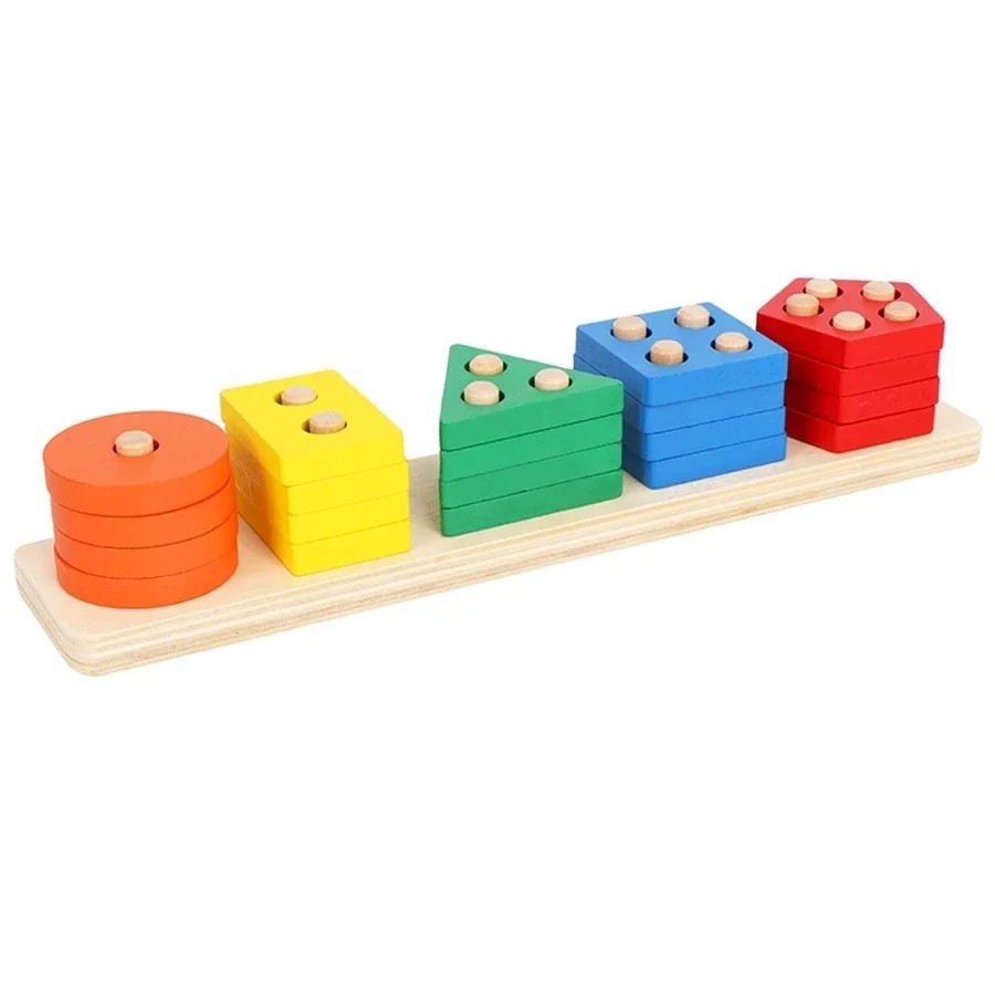 Montessori Toys for 1 2 3 Year Old Girls Boys, Wooden Sensory Toys for 1-3 Ye...