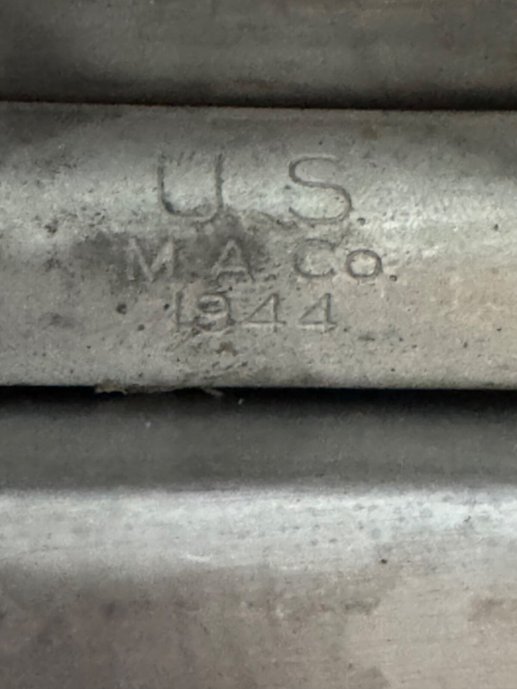 Vintage WWII US Navy MESS KIT w/Fork and Knife-DATED 1944