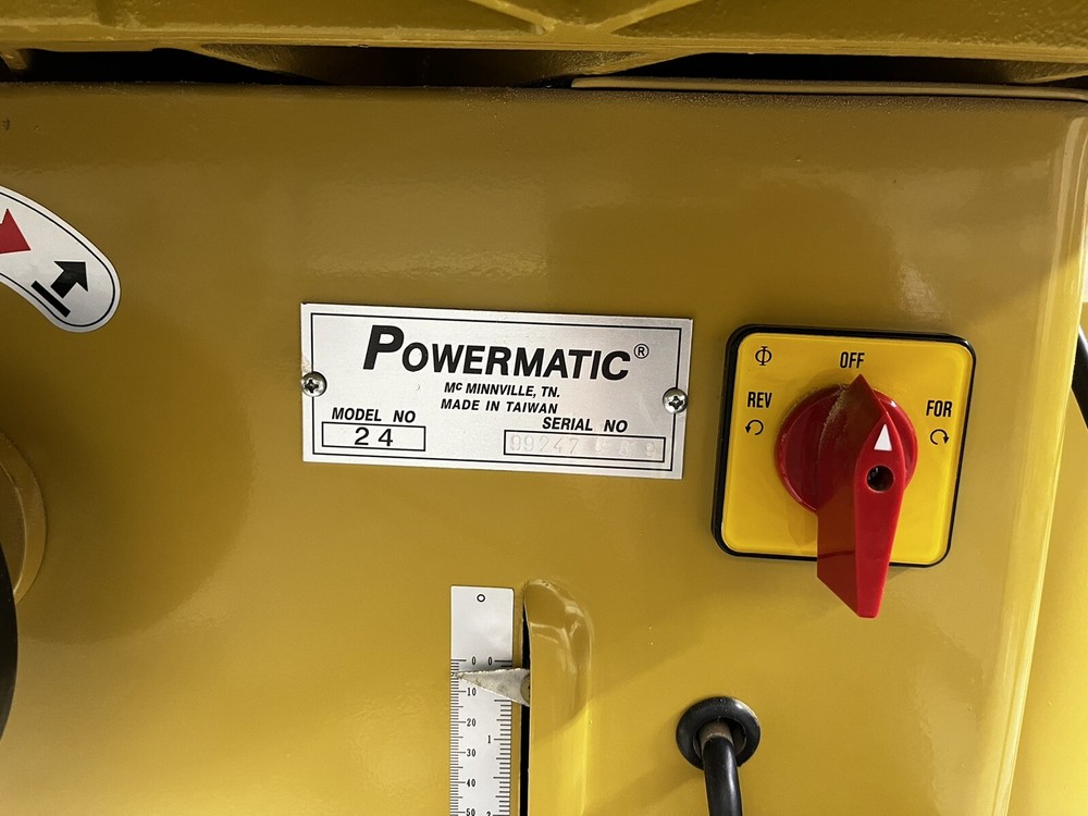 Shapers powermatic model 24
