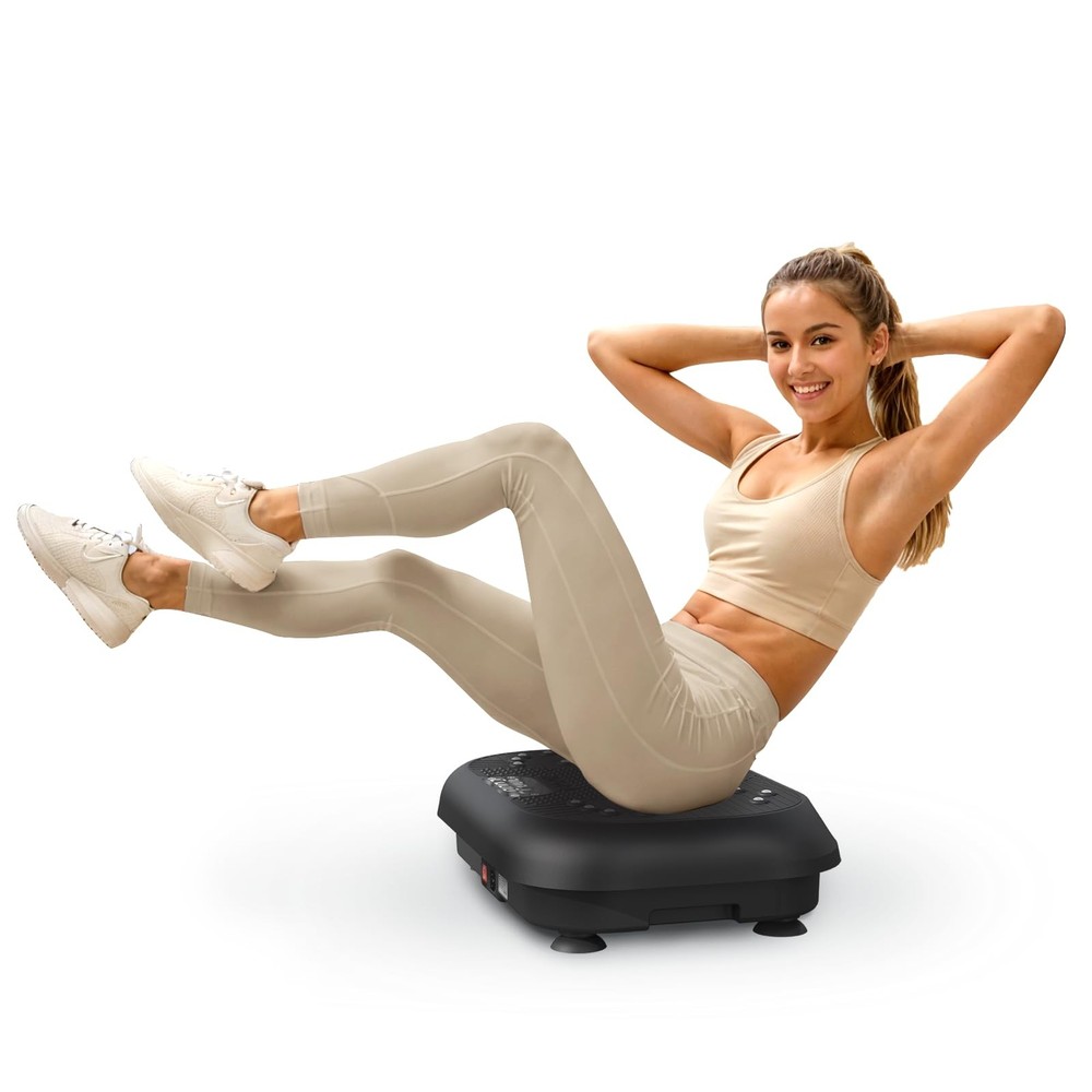 Vibration Plate Exercise Machine - Vibration Plate for Lymphatic Drainage, Wh...