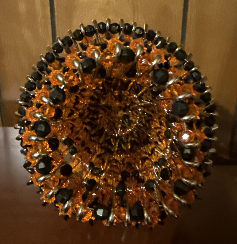 Halloween Orange And Black HANDMADE Tree