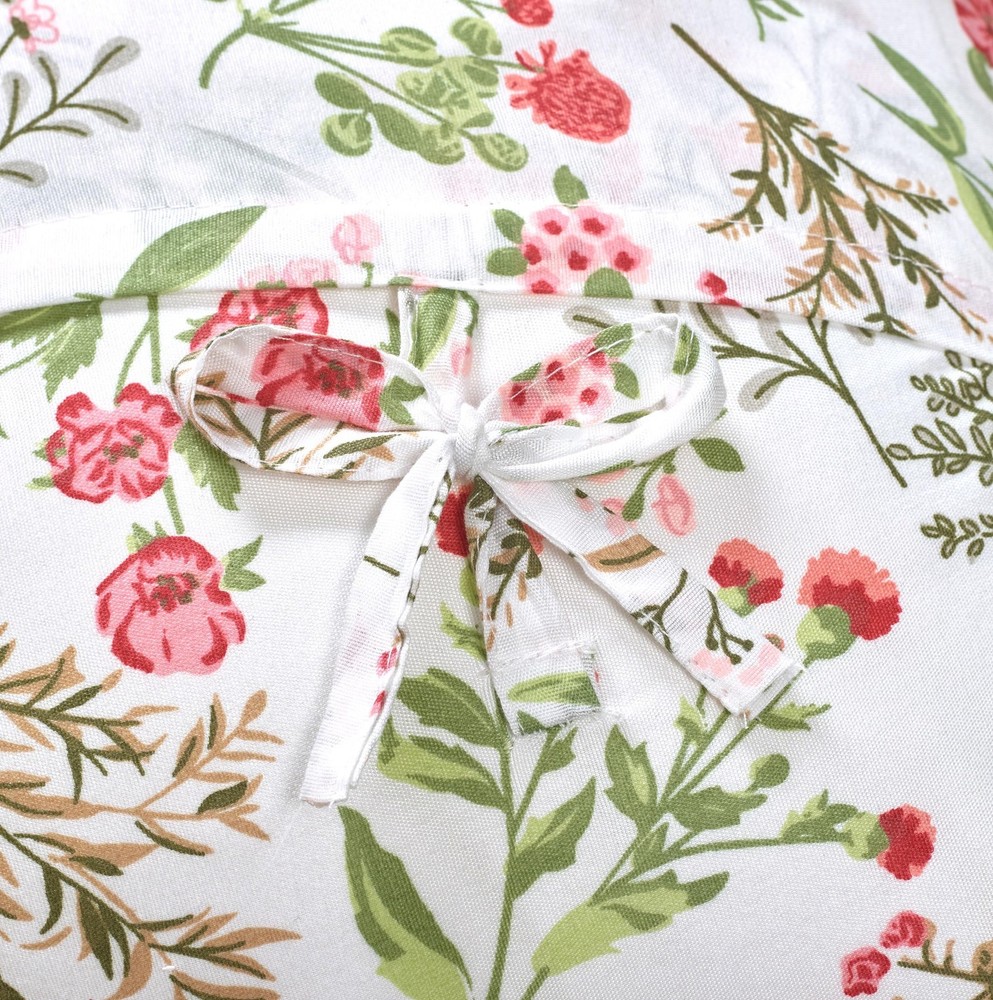 Multi Flowers Ruffle Pillowshams, Quilted Patchwork Decorative Pillow Covers ...