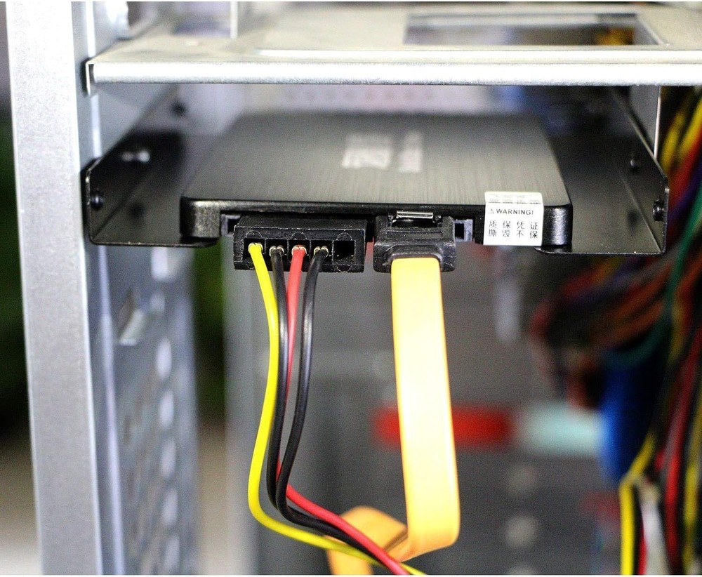 Transform Your Storage: 2.5'' to 3.5'' Hard Drive Mounting Brackets (2-Pack)