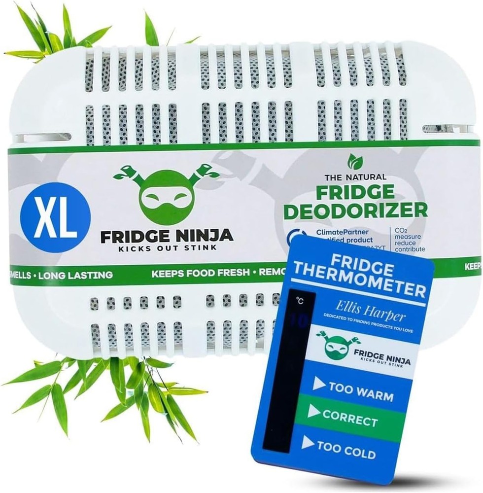 Ultimate Refrigerator Odor Eliminator – 12- Unscented Deodorizer Solution