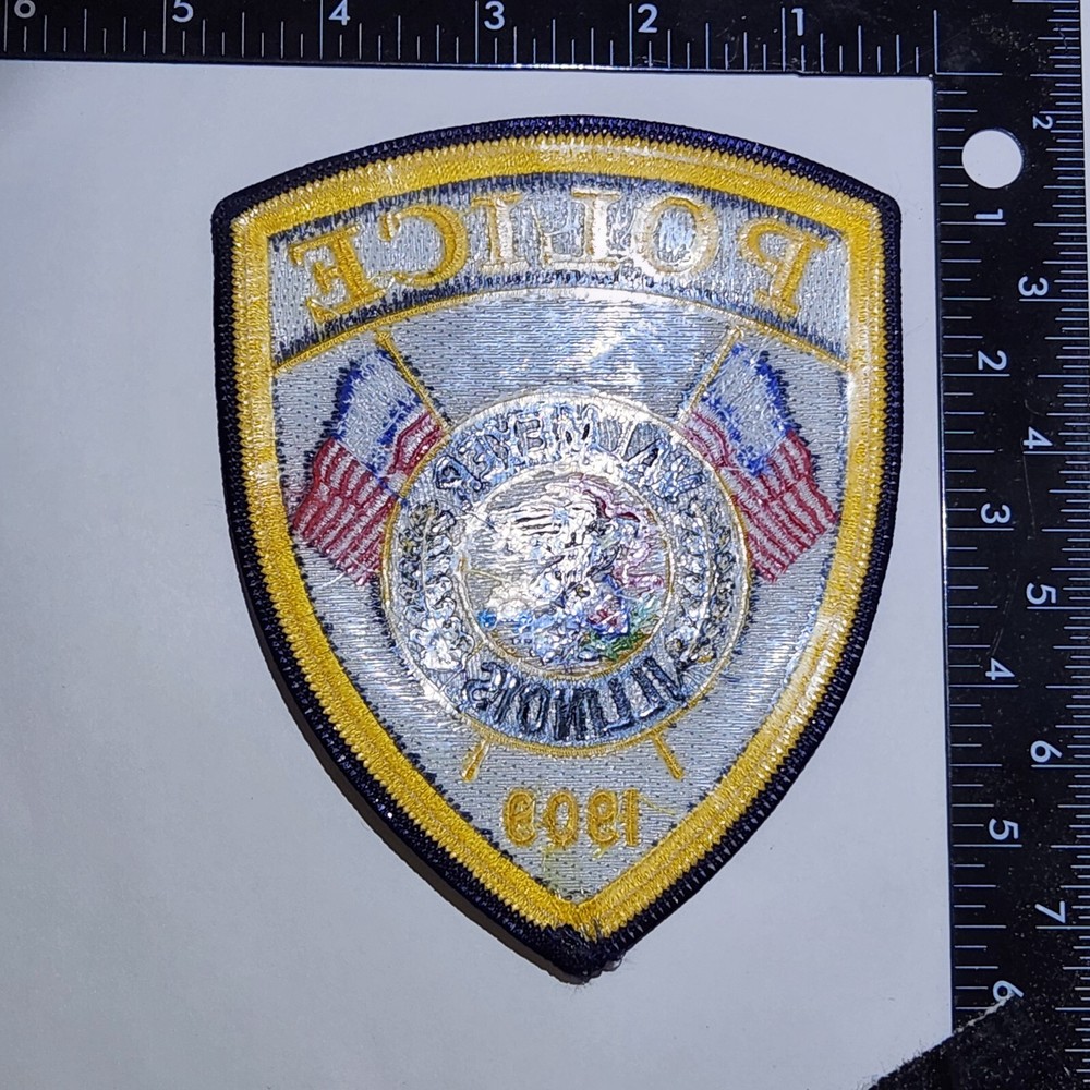 Valmeyer, Illinois Police Patch. Great Condition!