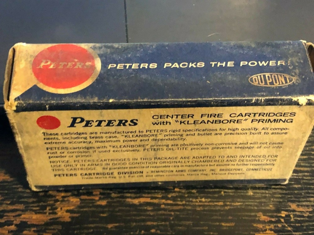 Vintage Peters Shell Box 38 Special Empty