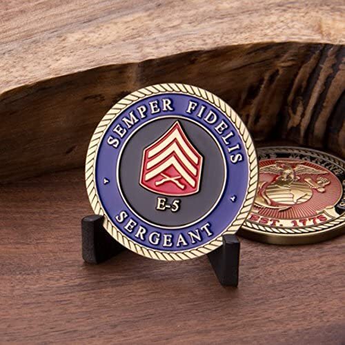 United States Marine Corps Sergeant E5 Challenge Coin