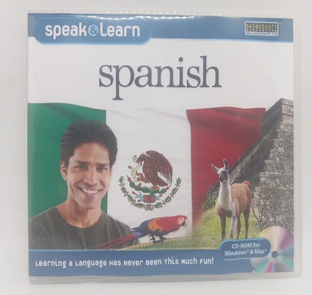 Speak & Learn Spanish * PC Windows XP / Vista / 7 / 8 / 10