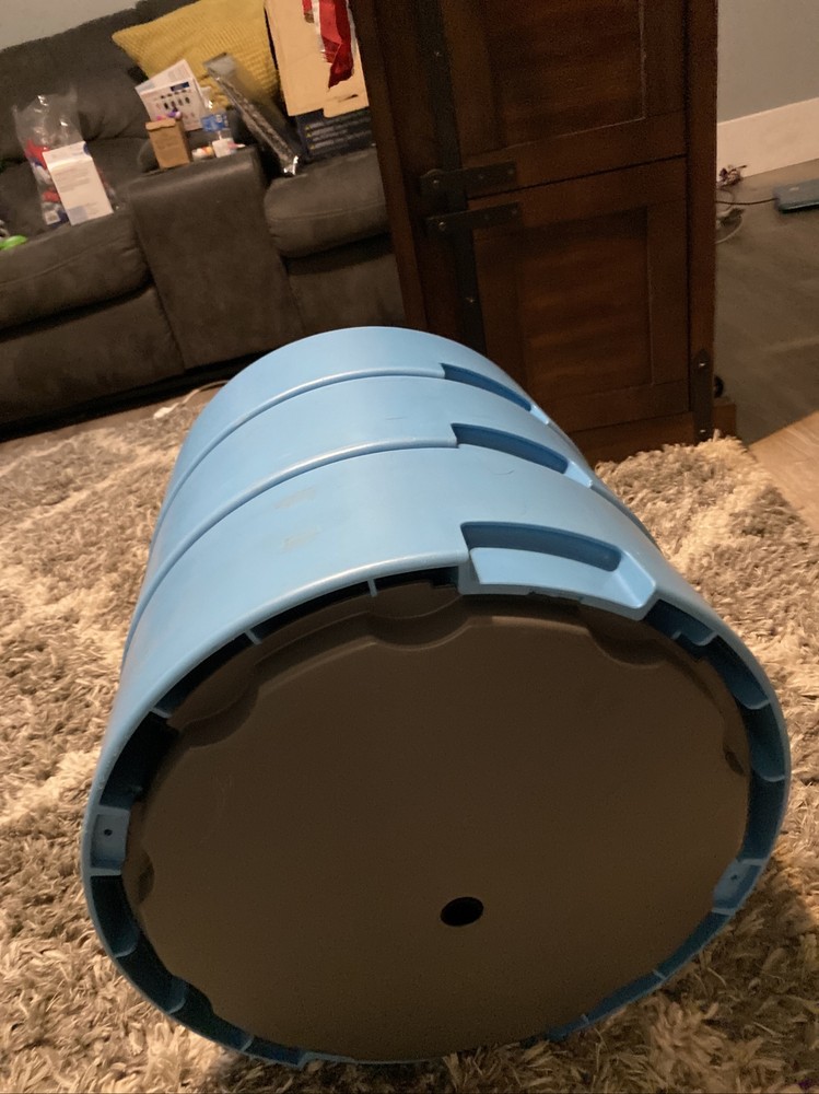Smith System Blue Oodle Stool Oodle31 w/One Movement Disc Classroom Seating