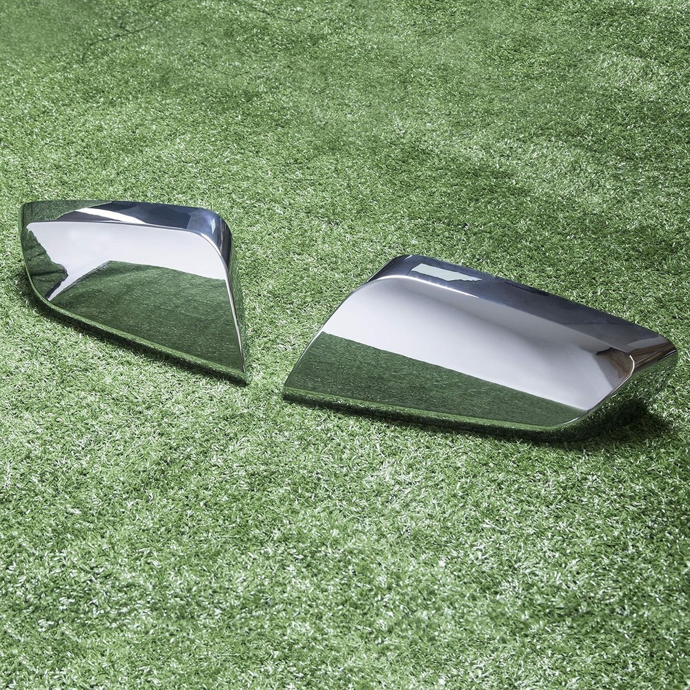 Pair Mirror Covers Compatible With 2014-2020 Impala Overlays Trims Shells Chrome