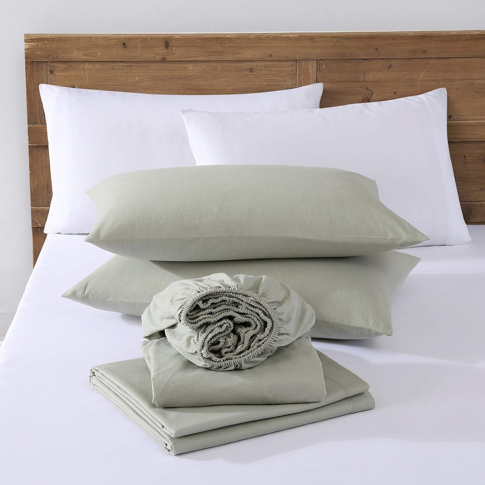 - Flannel Sheets Queen Size, Anti-Pilling & Resistant Cotton, Touchably Soft ...