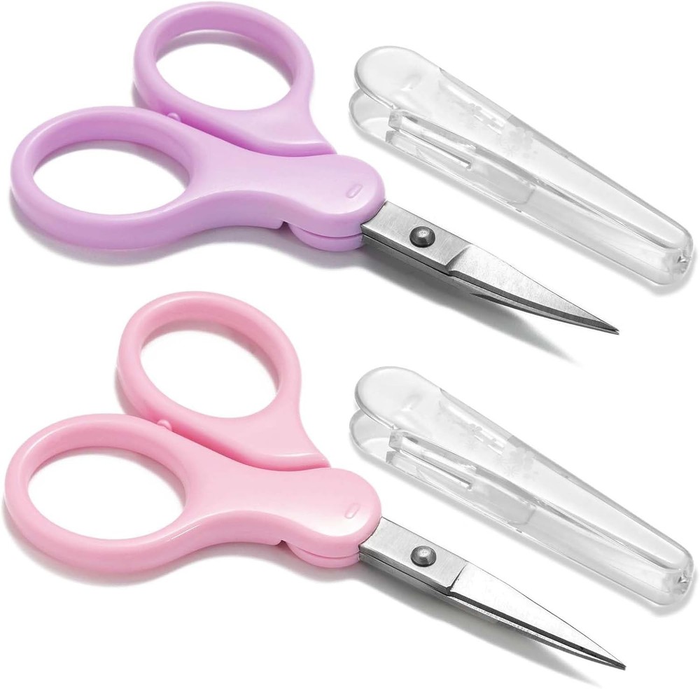 3.5" Sharp Small Craft Scissors All Purpose, Precision Straight and Curved Fine