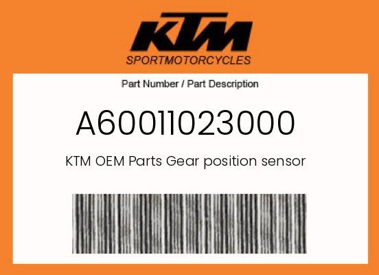 KTM Genuine Gear Position Sensor - A60011023000
