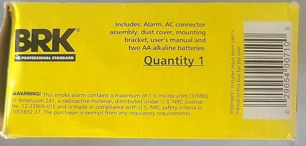 First Alert 3120B Hardwired Smoke Alarm