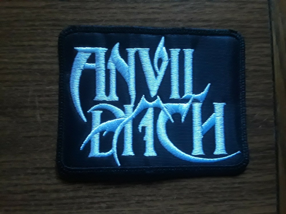 ANVIL BITCH,SEW ON WHITE EMBROIDERED PATCH