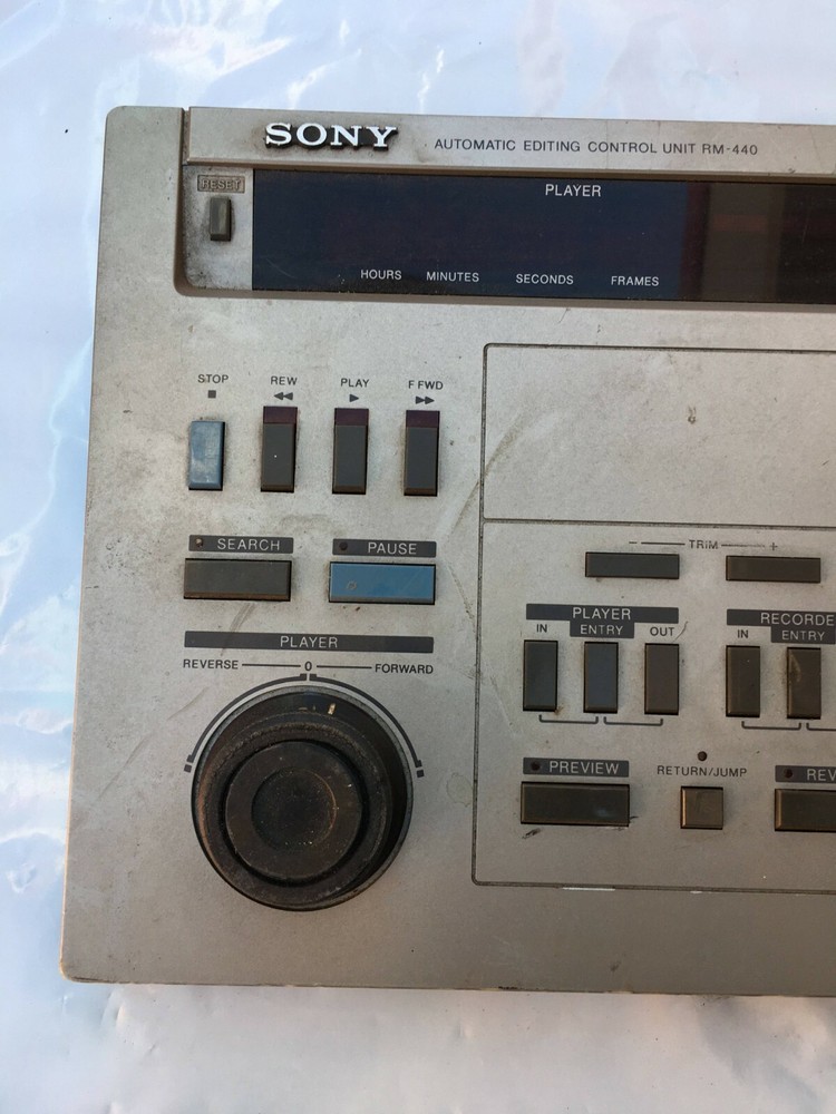 SONY Model RM-440 - Professional Video Automatic Editing Control Unit