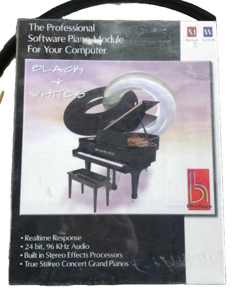 BitHeadz Black and Whites Professional Software Piano Module Software