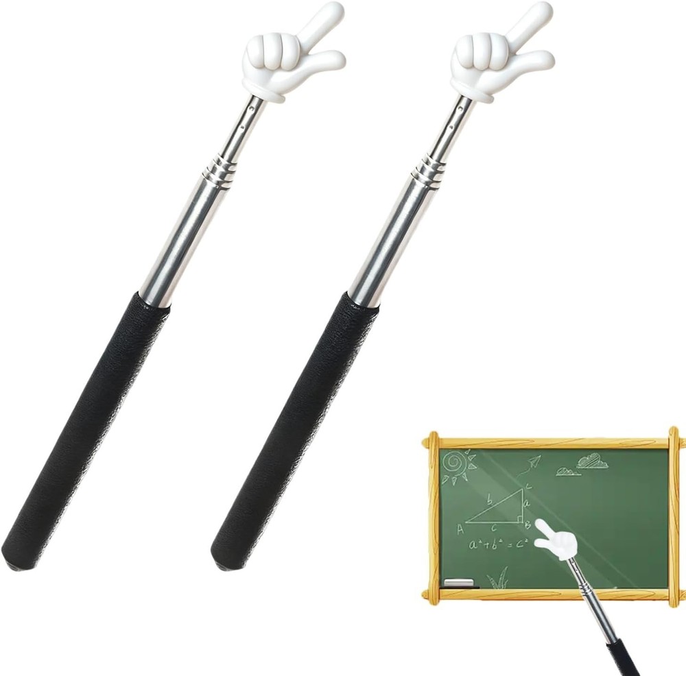 Pointer Finger Stick, Teacher Stick for Classroom Hand...