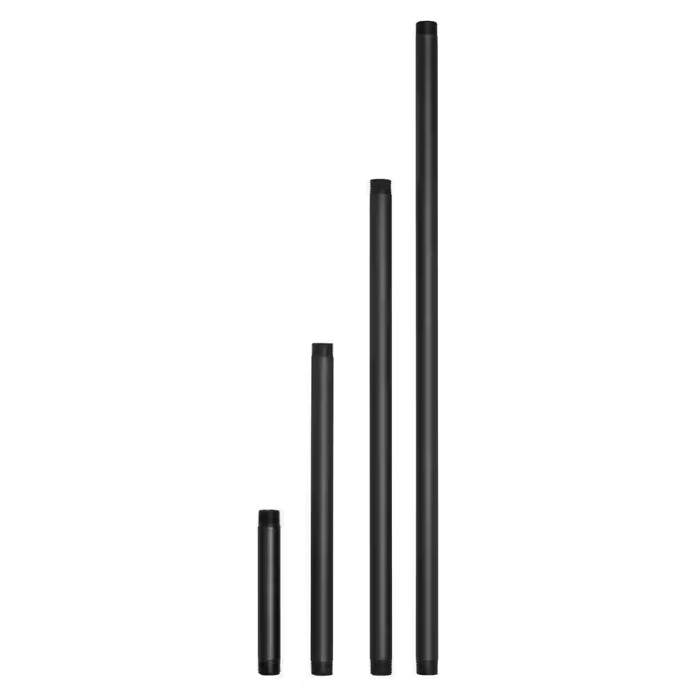 18 In. Black Aluminum Stem
