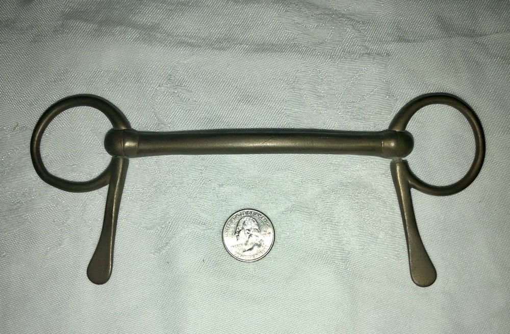 Old Vintage Solid Brass Horse Bit