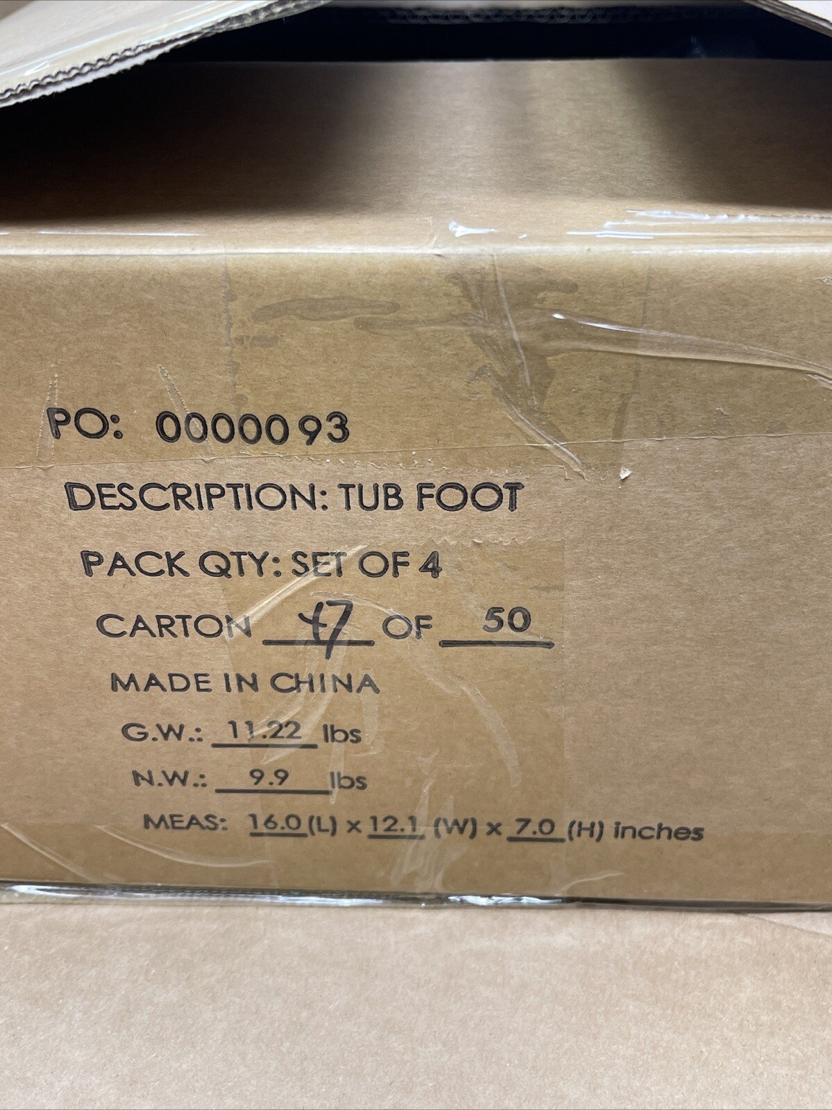 Pelham & White Clawfoot Claw Foot Bathtub Tub Feet, Brushed Nickel, Set Of (4)