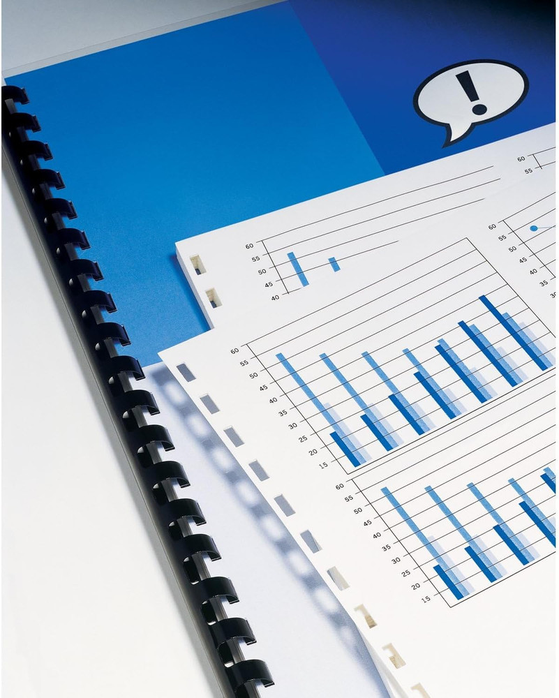 Combbind Prepunched Paper, Binding, 8.5 X 11 Inches, White, 500 Sheets per Pack