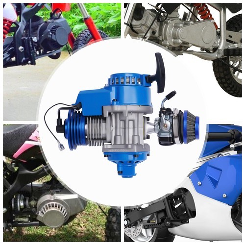 2 Stroke Racing Engine Motor 49cc FOR Pocket Rocket Quad/Dirt Bike Pull start
