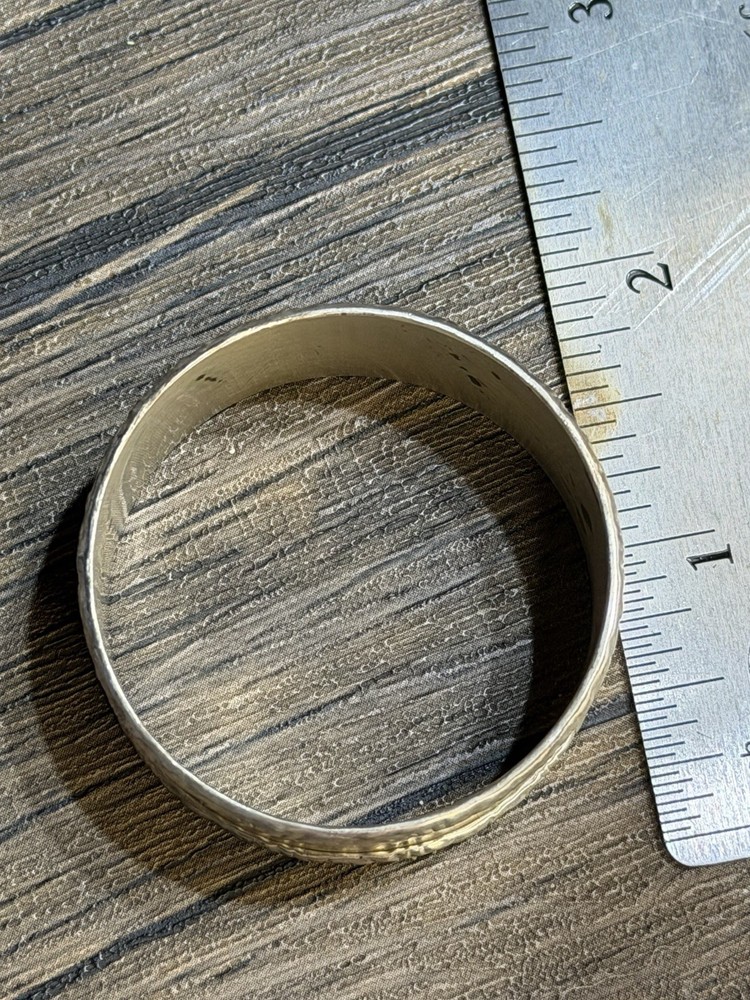 Vintage Plain Lunt Sterling Silver Napkin Ring Pattern 760 Scroll 13.7g