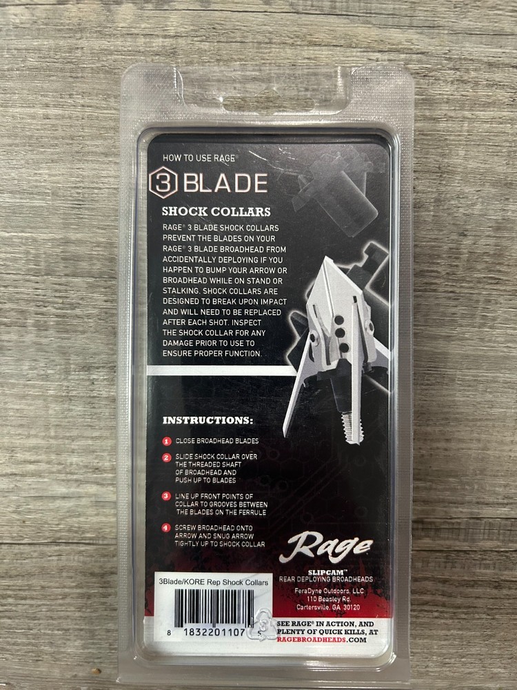 Rage 3 Blade Replacement Shock Collars 15 Pack