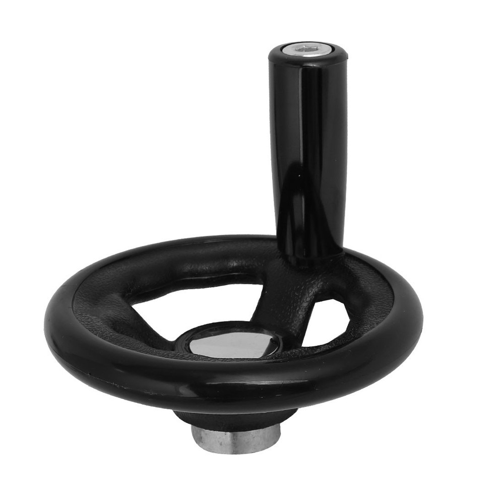 4-inch Diameter Plastic Round Hand Wheel Revolving Handle