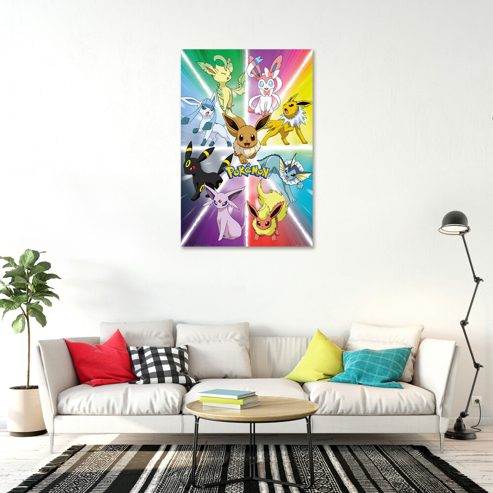 Pokemon - TV Show / Gaming Poster (Eevee Evolution)